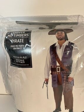 Rubie's Pirate Costume - Brown & Purple